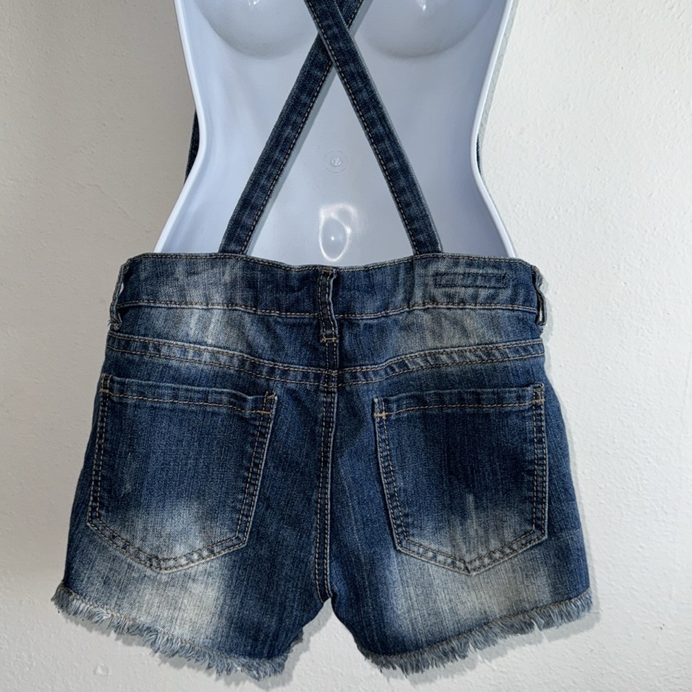 Hot Kiss Ava Overall Shorts - Picture 5 of 7